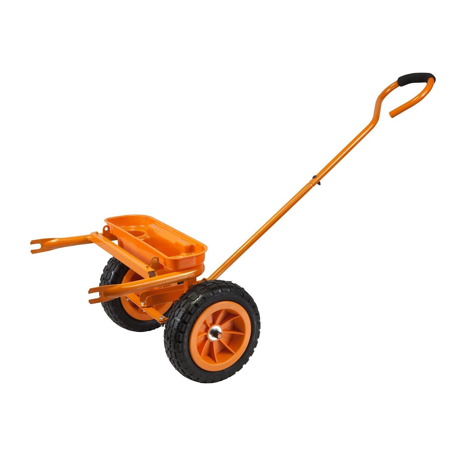 WORX Aerocart Wagon Kit quick-attachment feature in action