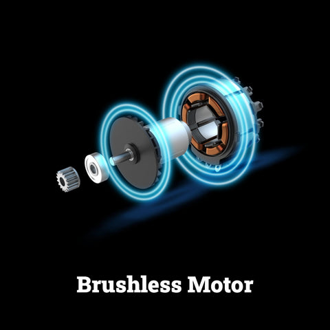 WORX brushless motor delivers longer runtime and efficiency during cleaning jobs.