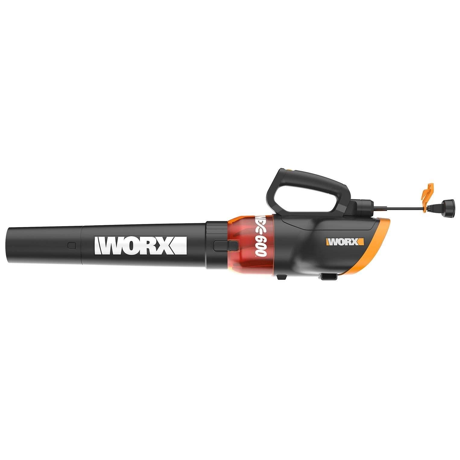 WORX cord retainer and 2-pin plug reduce accidental disconnections during use