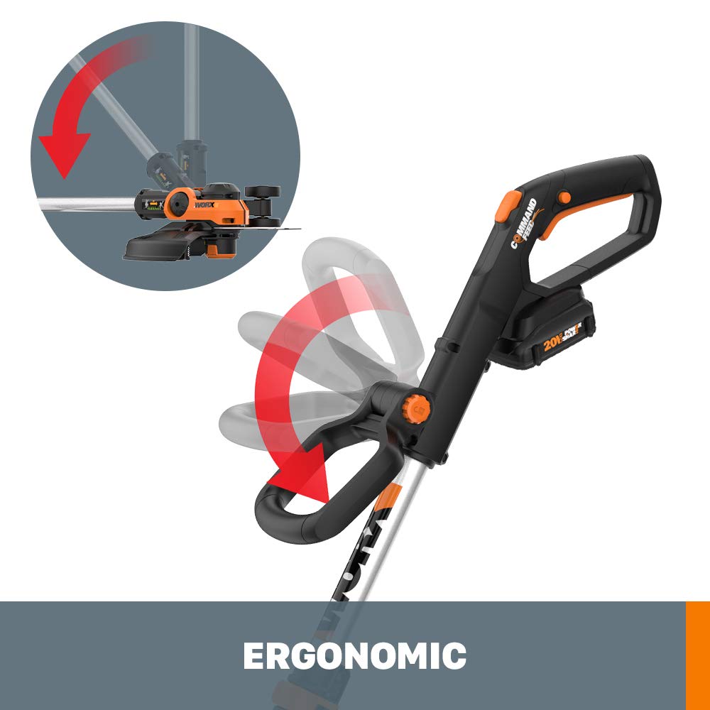 WORX DNA2 DoubleHelix string enables faster cuts with less snag.