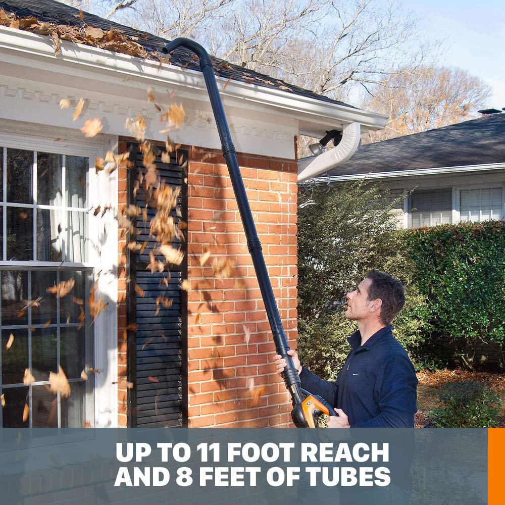 WORX WA4094 compatibility with popular WORX blowers for safer gutter cleaning