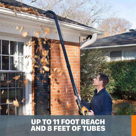 WORX WA4094 compatibility with popular WORX blowers for safer gutter cleaning