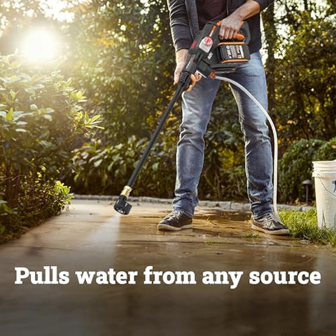 WORX HydroShot is lightweight and portable for on-the-go cleaning.