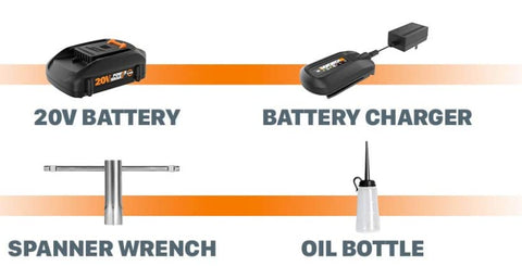 WORX Jawsaw lightweight overhead use.