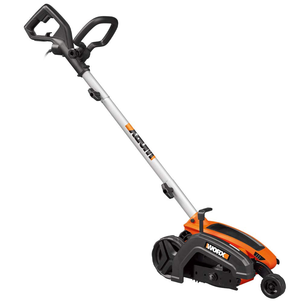 WORX lawn edger 7.5-inch blade assembly ready for quick setup and precise edges.