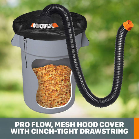 WORX LeafPro vac compatibility connects to WG505 and others.