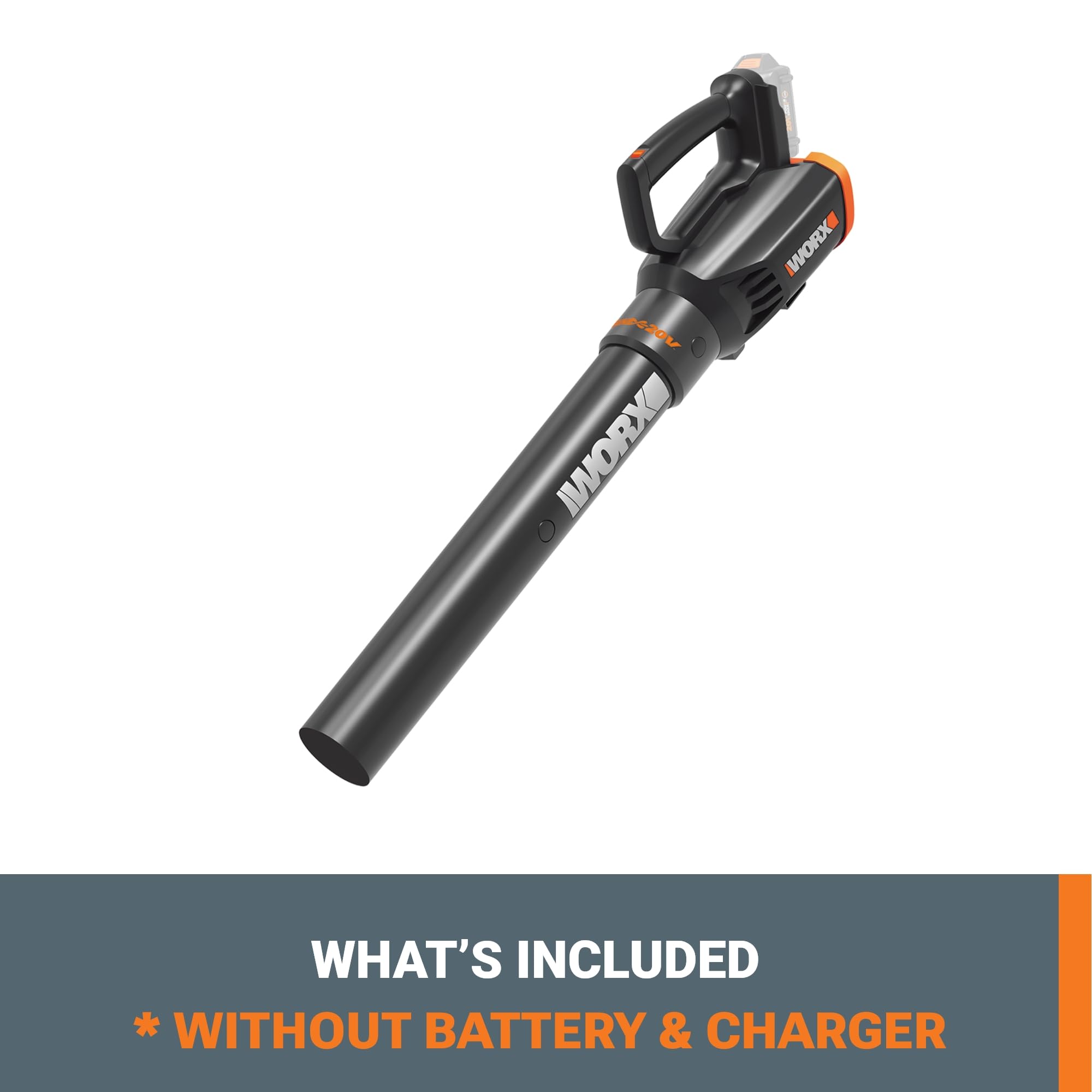 WORX lightweight 3.5 lb bare tool designed for comfortable one-handed use