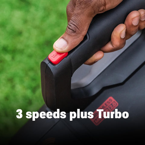 WORX Nitro dual charger keeps you powered during longer cleanup sessions.