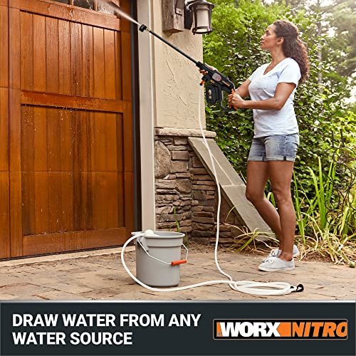 WORX Nitro Hydroshot quick-connect hose adapter enables fast setup