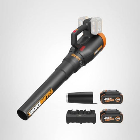 WORX Nitro PowerShare Pro compatibility lets you reuse batteries across 140 tools.