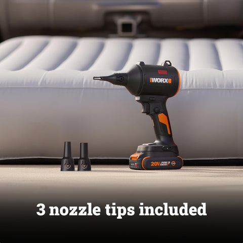 WORX PowerShare lets you use one battery across multiple WORX tools.
