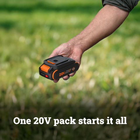 WORX pruning kit ready for tight spaces