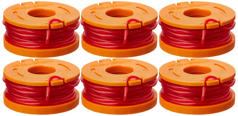 WORX WA0010 six-pack spool ready to install for fast, uninterrupted trimming.