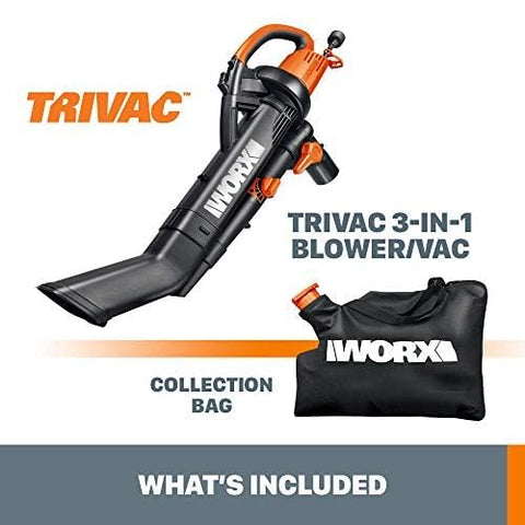 WORX Trivac shoulder strap enables hands-free bag use