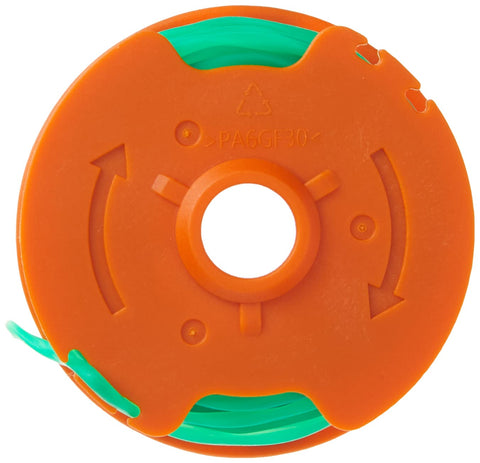 WORX WA0014 20-foot line on a spool illustrates pliable, impact-cushioning performance