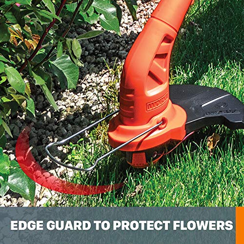 WORX WG154 rotating head switches between trimming and edging.