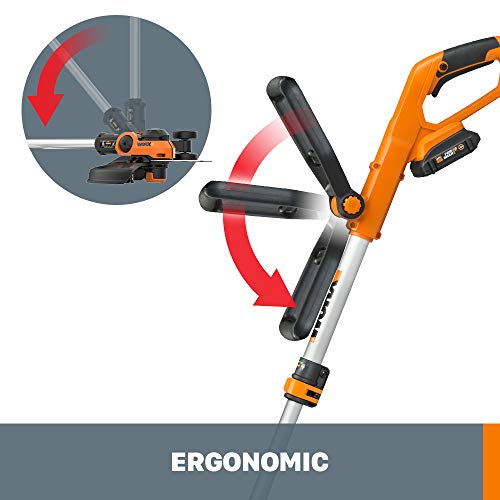 WG162 12-inch cutting diameter enables quick lawn cleanup