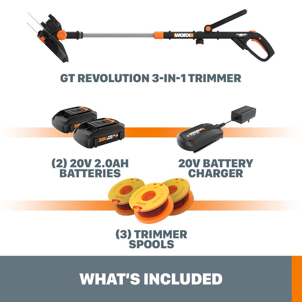 WORX WG170 ergonomic handle adjustments for comfortable long sessions