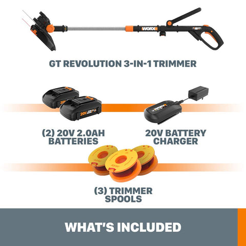 WORX WG170 ergonomic handle adjustments for comfortable long sessions