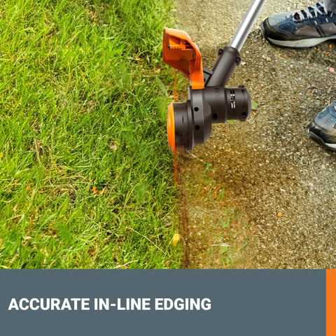 Adjustable auxiliary handle enhances comfort during extended trimming.