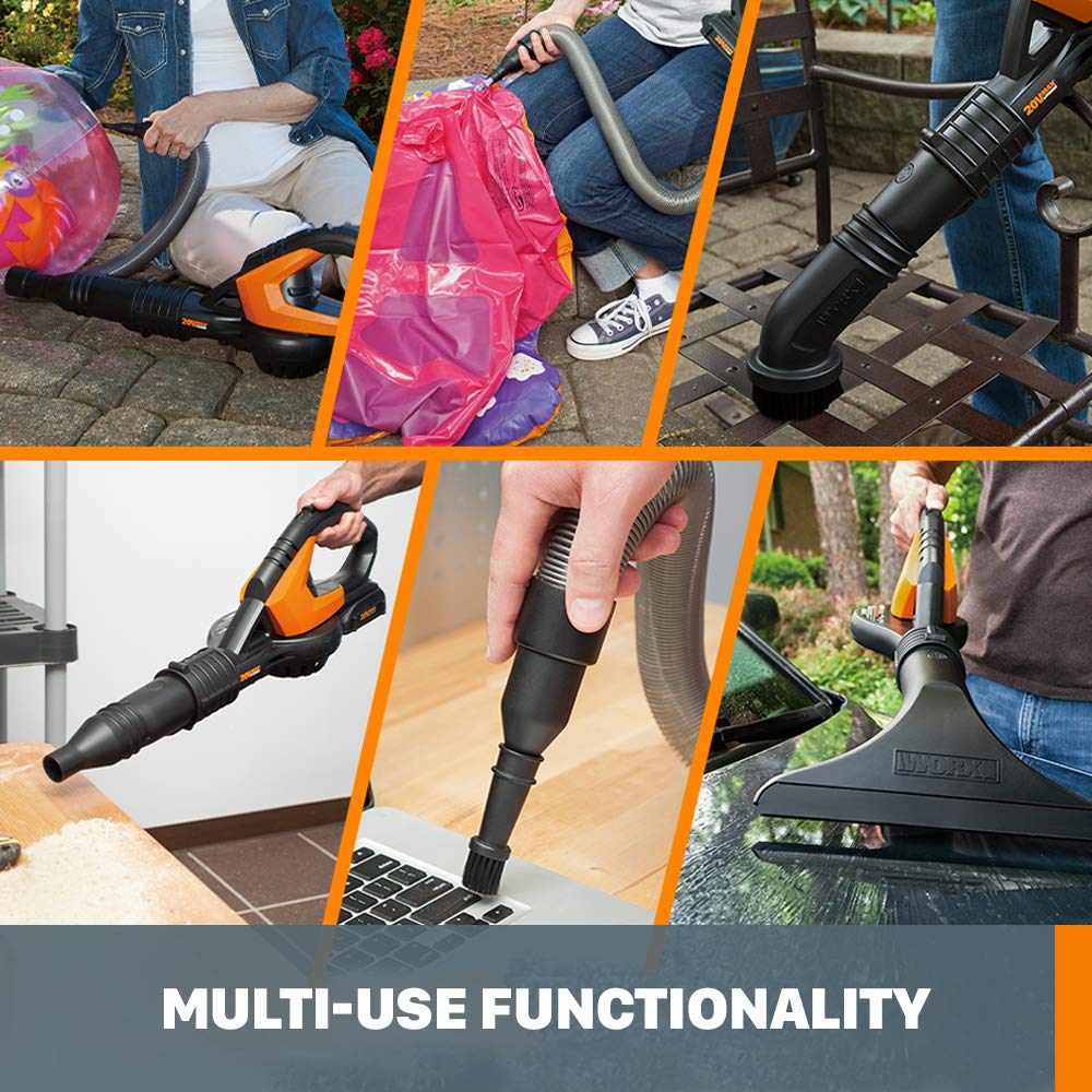 WORX WG545 lightweight at 2.7 lbs for easy one-handed use.