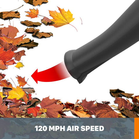 WORX WG545 nine attachments expand cleaning versatility on multiple tasks.