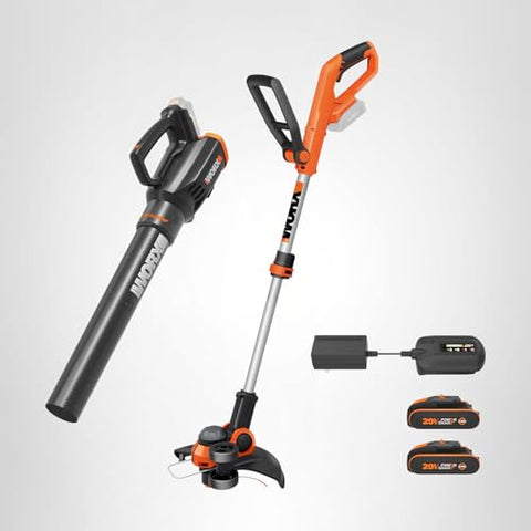 WORX WG929 PowerShare batteries work across WORX tools for flexibility.