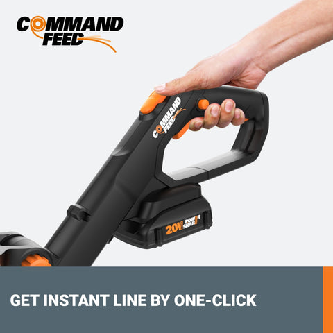 WORX WG931 dual-action blades delivering thorough cuts on shrubs