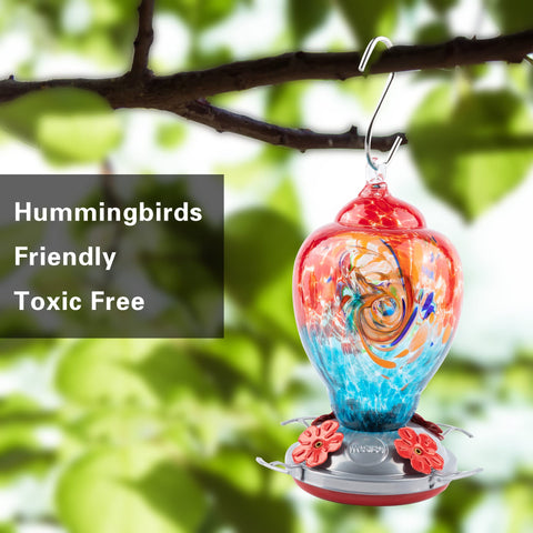 WOSIBO feeder hanging hook and rope setup for easy display