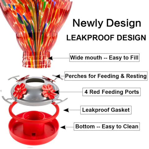WOSIBO hummingbird feeder hanging hook for easy setup