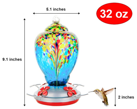 WOSIBO hummingbird feeder packaging showing contents and care card