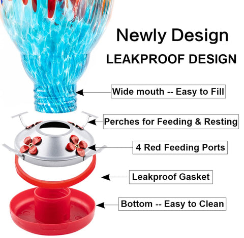 WOSIBO feeder wide-mouth reservoir for simple filling and cleaning