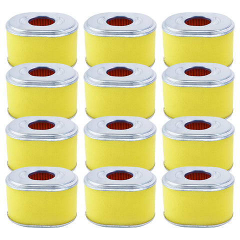 WOTIAN 12-pack GX160 GX200 air filter pack shot for bulk replacements and easy maintenance.