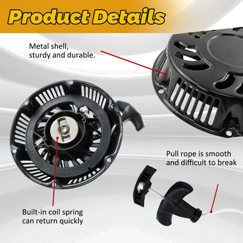 WOTIAN recoil pull start contents including rope and screws