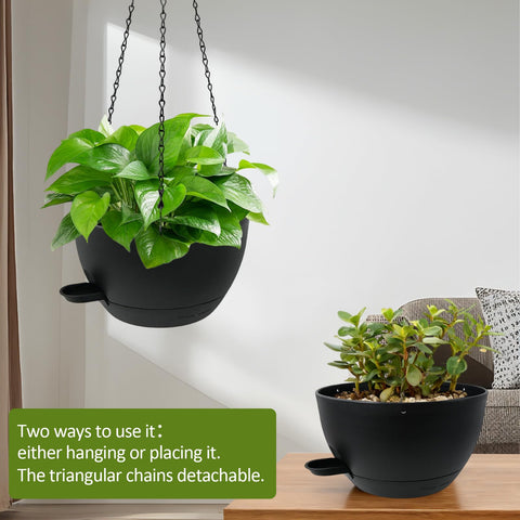 WOUSIWER durable triangular chain and hook ensure secure outdoor hanging.