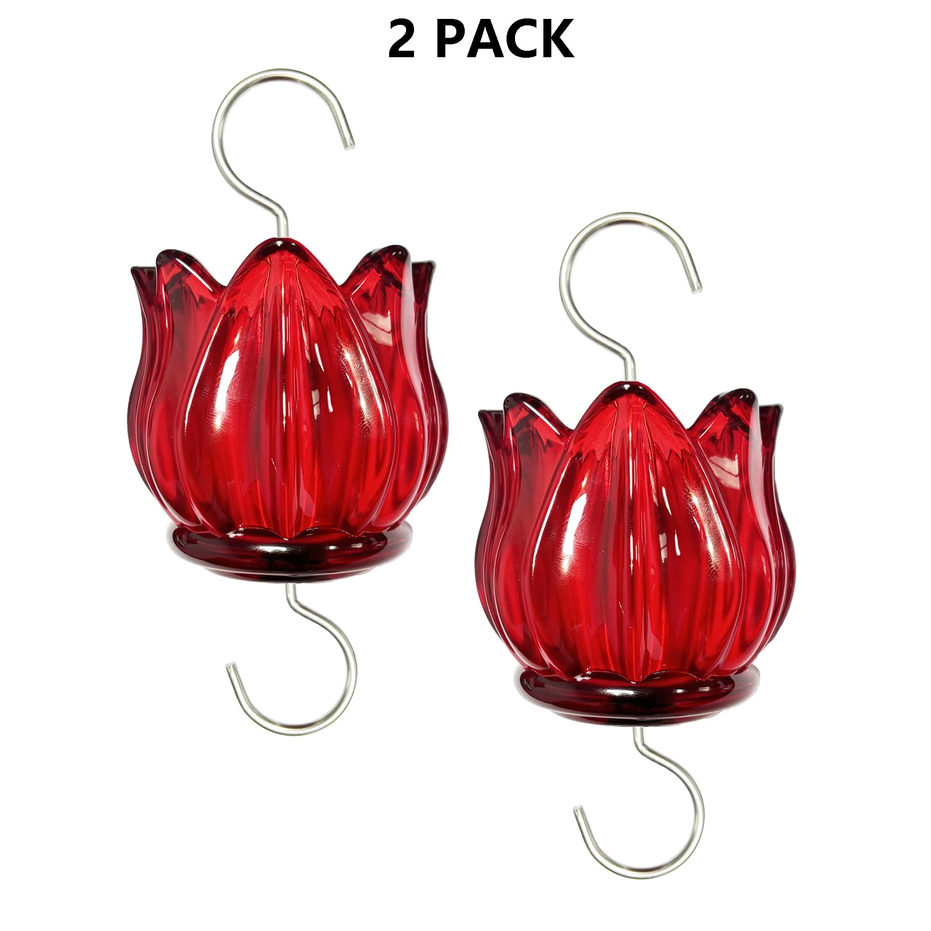 WOWARE 2-pack red ant moat provides continuous defense for feeders.