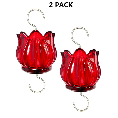WOWARE 2-pack red ant moat provides continuous defense for feeders.