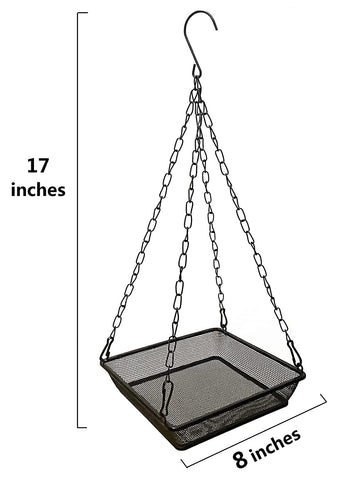 WOWARE bird seed tray outdoors supports steady feeding for visiting birds
