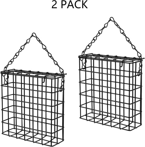 WOWARE suet feeder includes hanging chains for easy placement