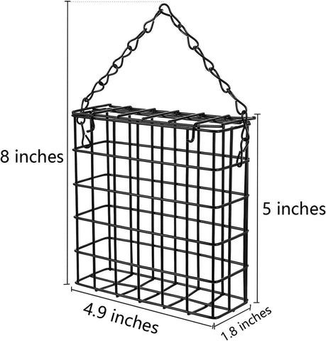 WOWARE metal black-coated feeder ready for outdoor use