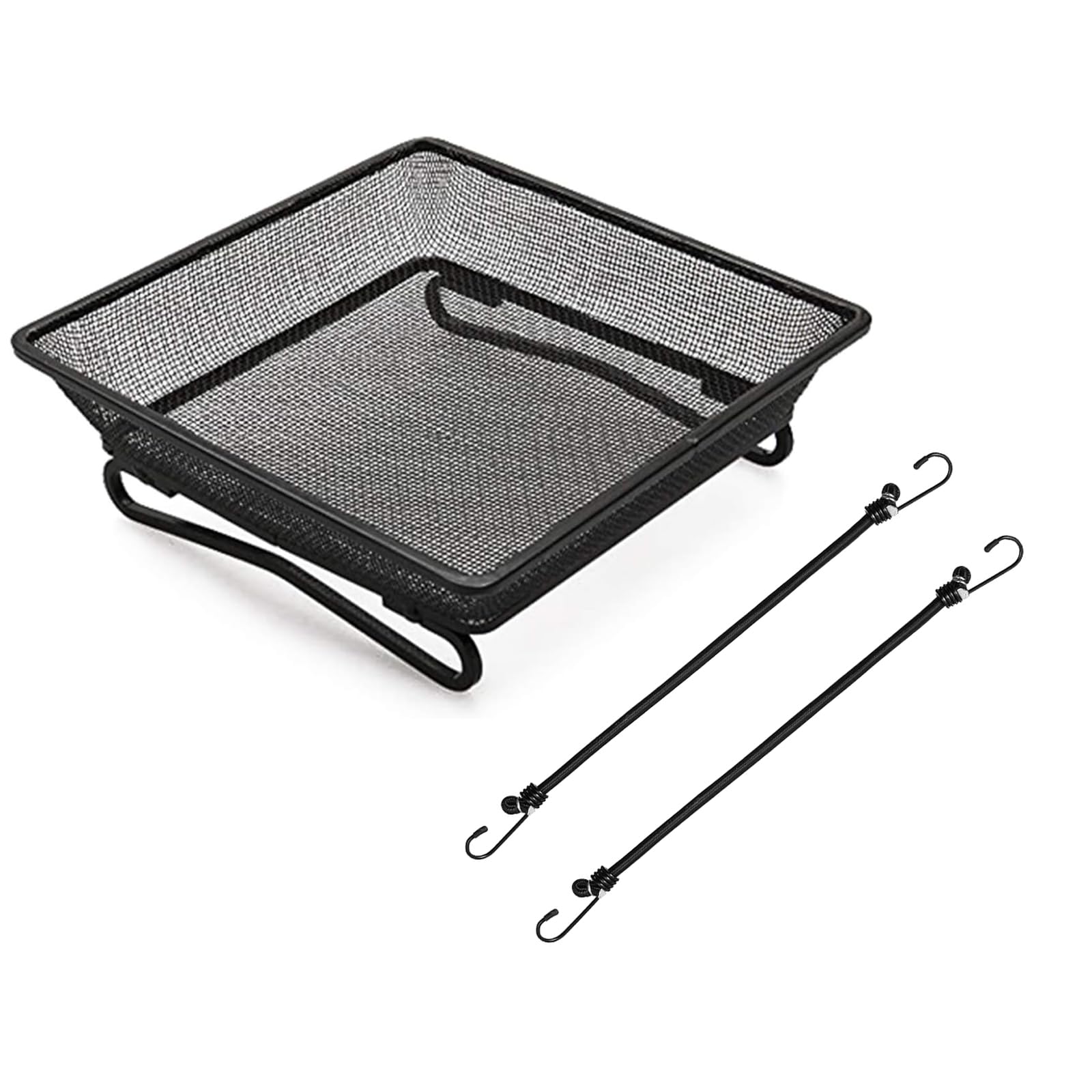 WOWARE railing bird feeder tray on balcony attracts birds with a sturdy 8x8 platform.