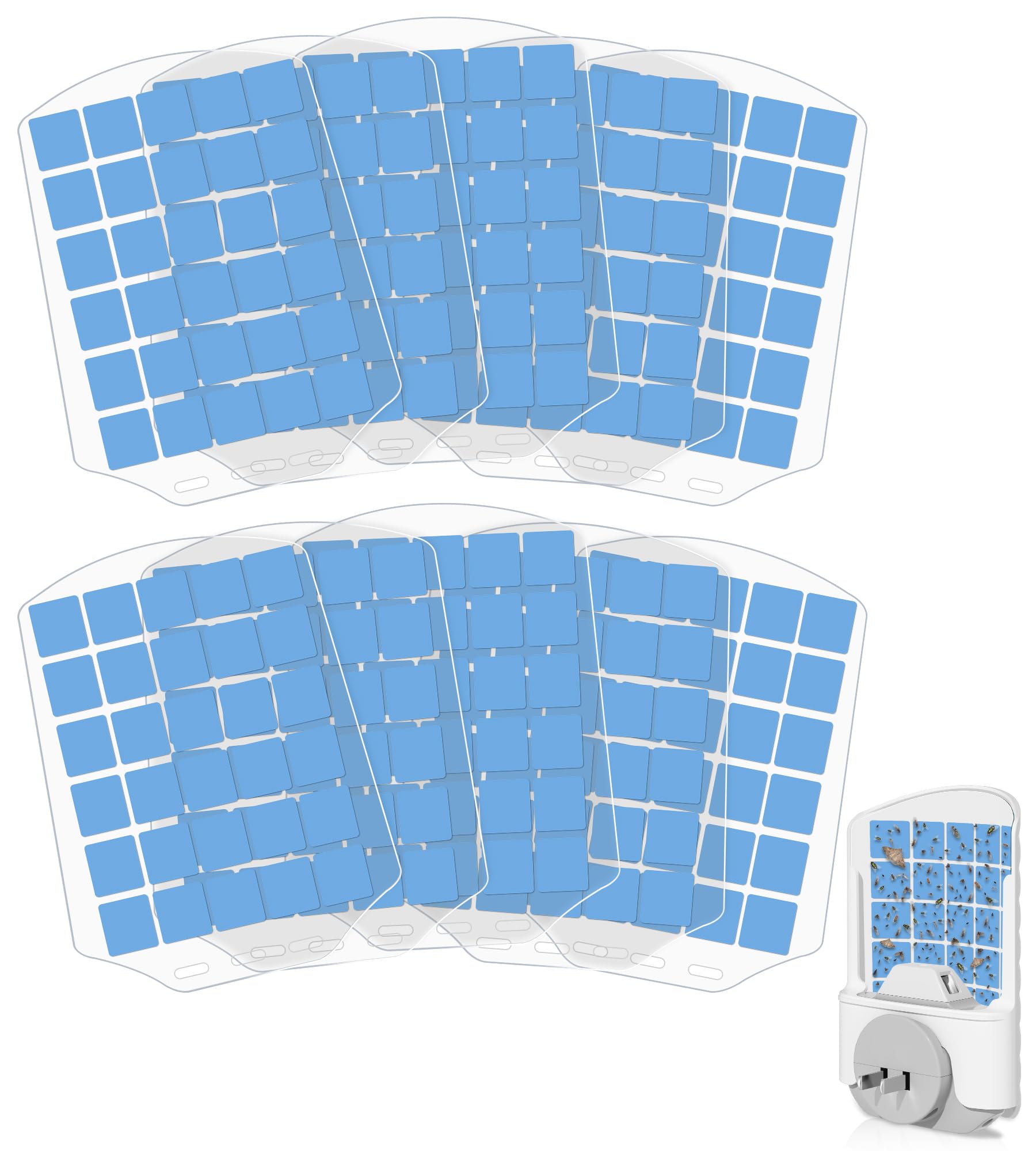WowCatch N386E refill sticky cards for easy replacement and strong insect capture