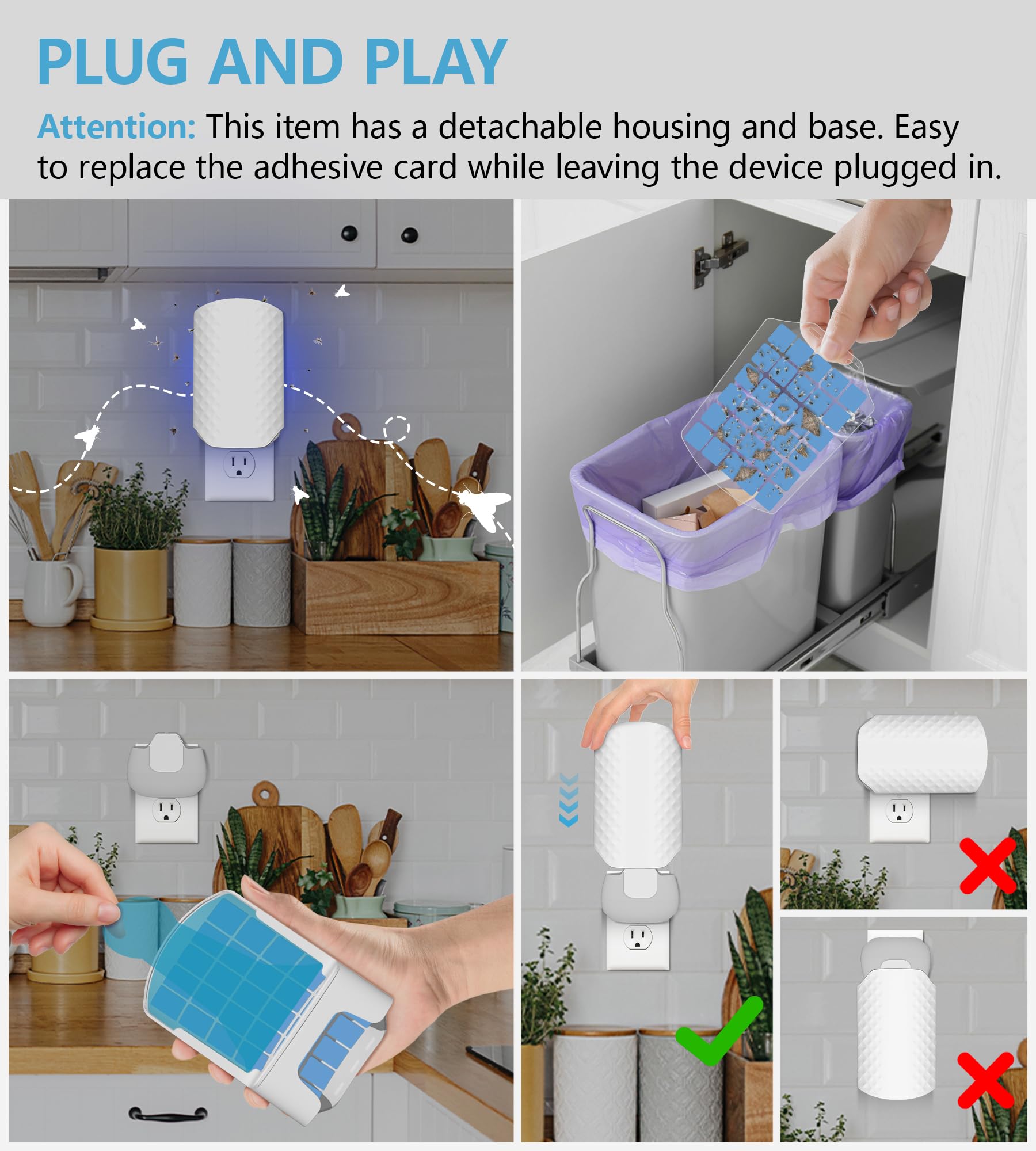 WowCatch card with non-touch replacement to maintain cleanliness and safety