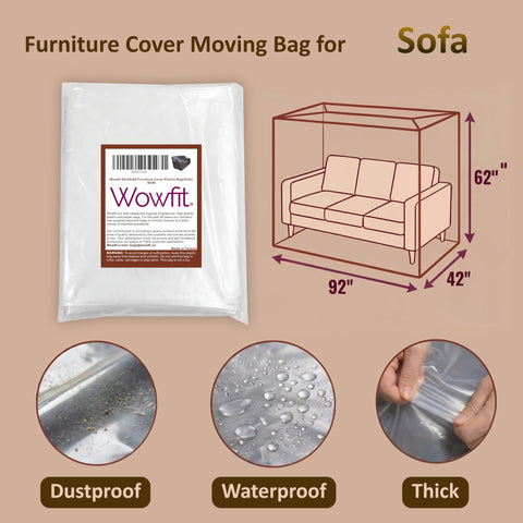 Wowfit bag over boxes, keeping contents clean during transport.
