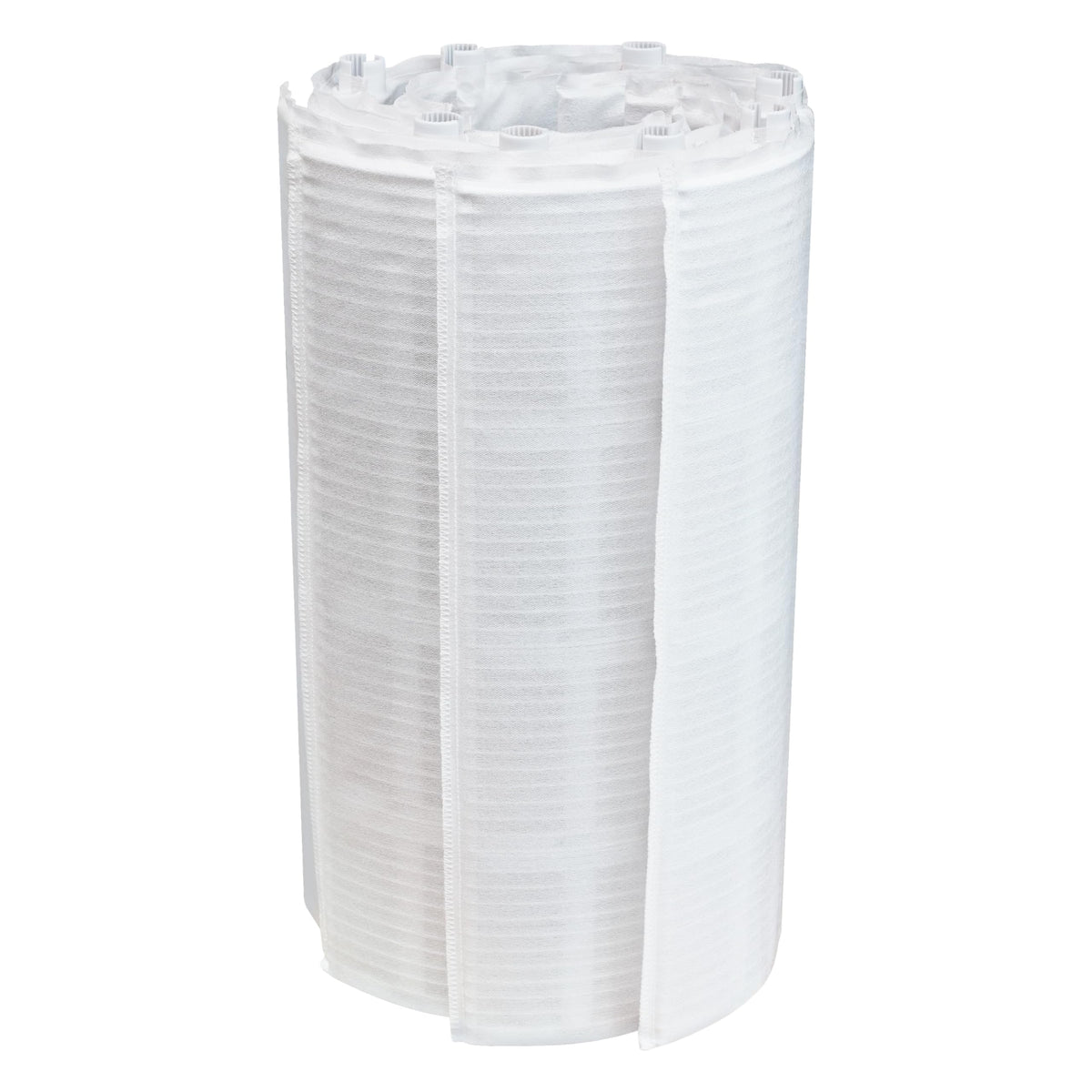 Wowreed DE filter grid set front view with 7 full and 1 partial for 60 sq ft.