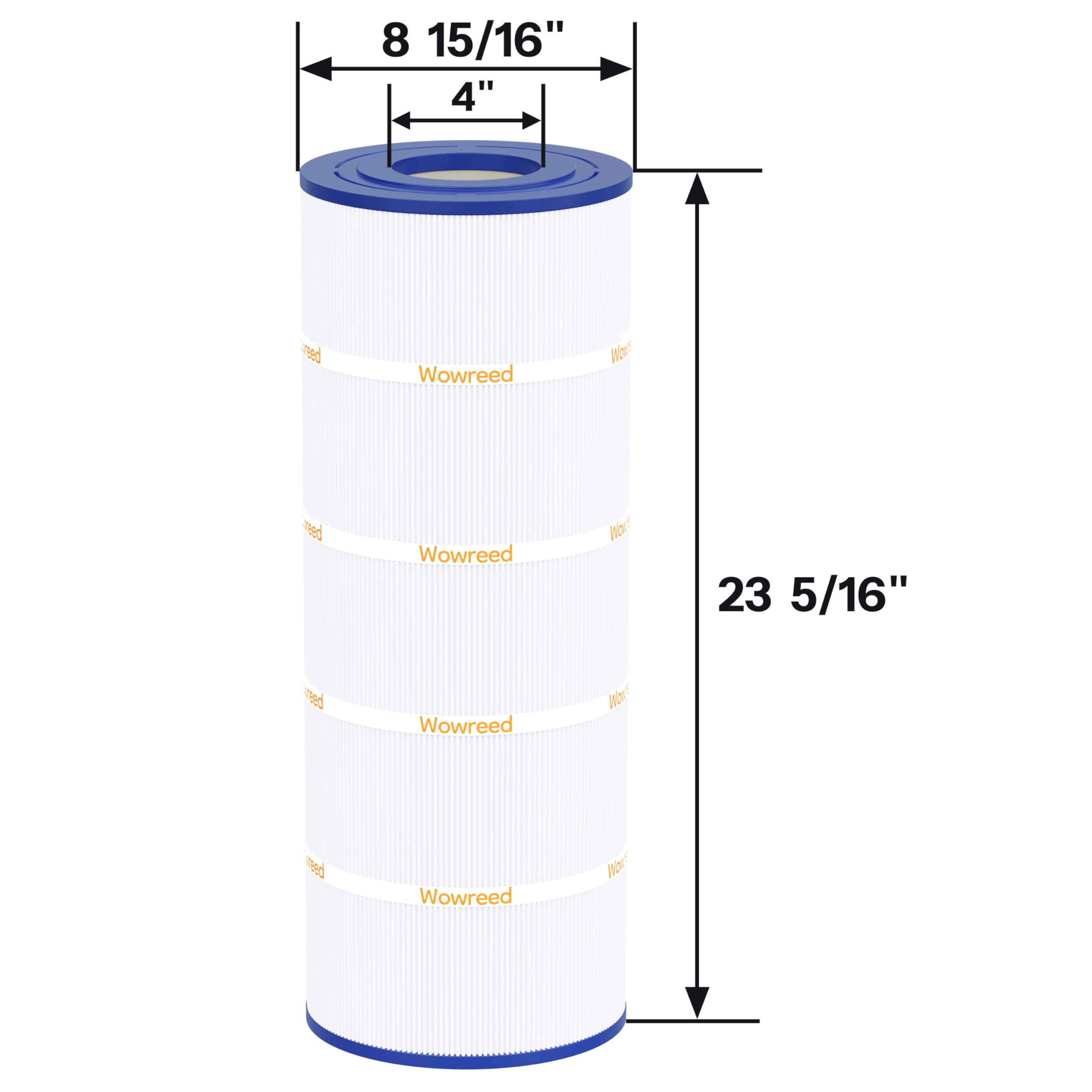 Wowreed pool filter cartridge compatibility chart shows model matches.