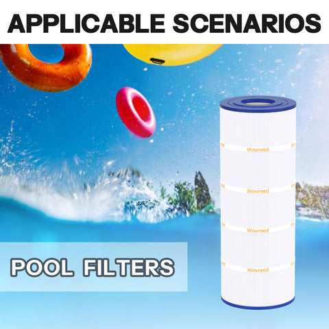 Wowreed pool filter cartridge durable end-caps enhance longevity.