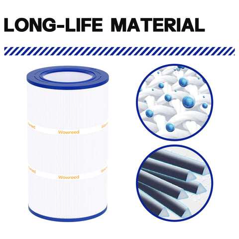 Wowreed pool filter end caps detail emphasizing durability and long-lasting performance.