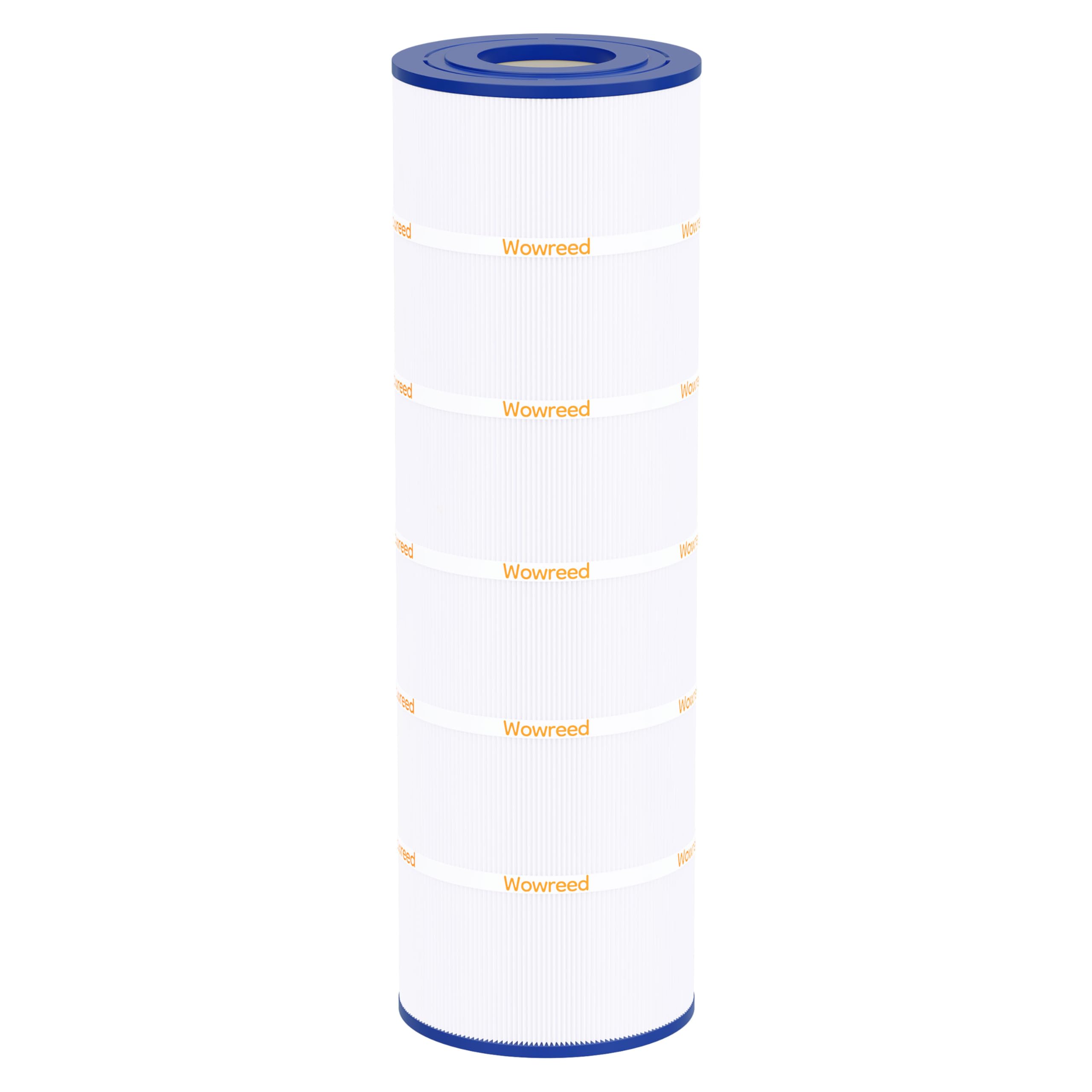 Wowreed pool filter front view highlights quick compatibility and easy installation