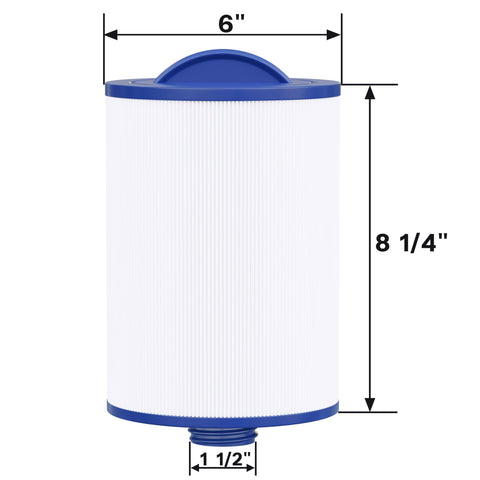 Wowreed spa filter close-up of coarse-thread port designed for secure installation